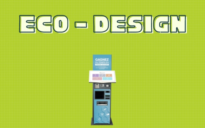 reception kiosk eco design